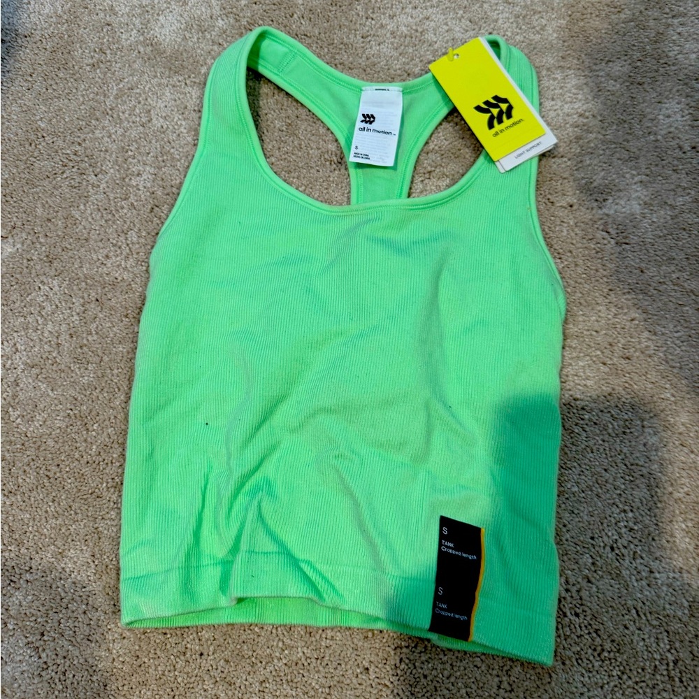 All in Motion cropped tank